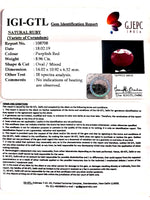 Load image into Gallery viewer, 9.96 Ratti Natural Neo Burma Ruby with Govt. Lab Certificate-(4551)
