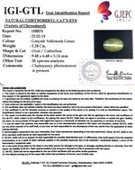 Load image into Gallery viewer, 4.24 Ratti Natural Chrysoberyl Cat's Eye With Govt. Lab Certificate-(6771)