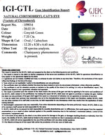 Load image into Gallery viewer, 8.06 Ratti Natural Chrysoberyl Cat's Eye With Govt. Lab Certificate-(6771)