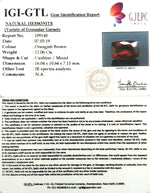 Load image into Gallery viewer, 13.40 Ratti Natural Hessonite with Govt. Lab Certificate-(1221)