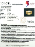 Load image into Gallery viewer, 5.79/CT Natural Yellow Sapphire With Govt Lab Certificate-YELSA9U