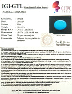 Load image into Gallery viewer, 16.27 Ratti turquoise With Govt. Lab Certificate-(610)