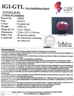Load image into Gallery viewer, 11.11 Ratti Natural Neo Burma Ruby with Govt. Lab Certificate-(5661)