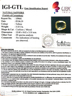 Load image into Gallery viewer, 3.10/CT Natural Yellow Sapphire With Govt Lab Certificate-(YELSA9V)
