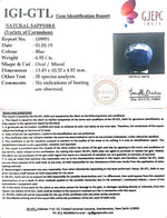 Load image into Gallery viewer, 7.72 Ratti Natural Blue Sapphire with Govt Lab Certificate-(2331)