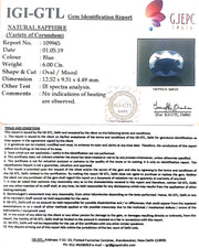 6.67 Ratti Natural Blue Sapphire with Govt Lab Certificate-(2331)