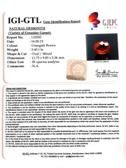6.06 Ratti Natural Hessonite with Govt. Lab Certificate-(1221)