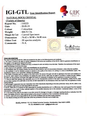 Natural Rock Crystal | Govt. Lab Certificate