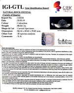 Load image into Gallery viewer, Govt. Lab Certificate | Natural Rock Crystal