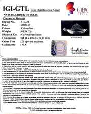 Govt. Lab Certificate | Natural Rock Crystal