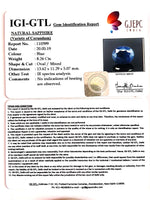 Load image into Gallery viewer, 9.18 Ratti Natural Blue Sapphire with Govt Lab Certificate-(2331)