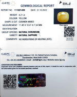Load image into Gallery viewer, 8.21/CT Natural Ceylonese Pukhraj Stone with Govt Lab Certificate-4551