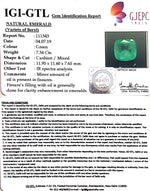 Load image into Gallery viewer, 8.16 Ratti Natural Panna Stone With Govt. Lab Certificate (34410)