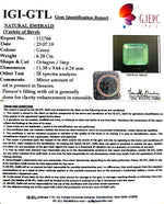 Load image into Gallery viewer, 6.98 Ratti Natural Panna Stone with Govt. Lab Certificate (3441)