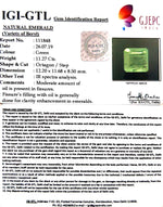 Load image into Gallery viewer, 12.50 Ratti Natural Panna Stone With Govt. Lab Certificate (4551)