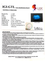 Load image into Gallery viewer, 75.12 Ratti Irani Turquoise With Govt. Lab Certificate-(1221)