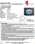 Load image into Gallery viewer, 6.41/CT Natural Blue Sapphire With Govt Lab Certificate-BLUSA9V