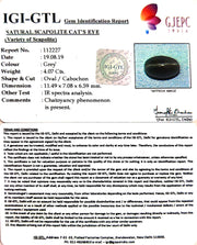4.52 Ratti Natural Scapolite Cat's Eye with Govt. Lab Certified-(1221)
