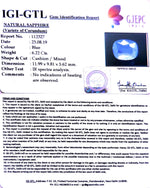Load image into Gallery viewer, 6.91 Ratti Natural Blue Sapphire With Govt Lab Certified-(16650)