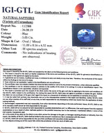 Load image into Gallery viewer, 5.05/CT Natural Blue Sapphire With Govt Lab Certificate-BLUSA9A