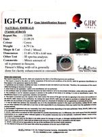 Load image into Gallery viewer, 4.79/CT Natural Panna Stone with Govt. Lab Certificate (16650)