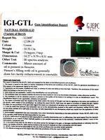 Load image into Gallery viewer, 10.35/CT Natural Panna Stone with Govt. Lab Certificate (6771)