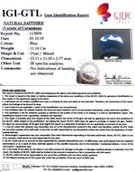 Load image into Gallery viewer, 12.38 Ratti Natural Blue Sapphire With Govt Lab Certified-(2331)