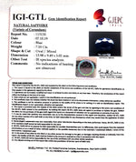 Load image into Gallery viewer, 7.55/CT Natural Blue Sapphire With Govt Lab Certified-(2331)
