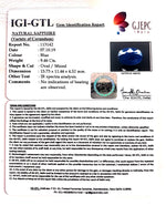 Load image into Gallery viewer, 10.50 Ratti Natural Blue Sapphire With Govt Lab Certified-(2331)