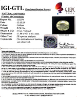 Load image into Gallery viewer, 9.71 Ratti Natural Yellow Sapphire with Govt Lab Certificate-(6771)