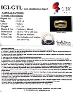 Load image into Gallery viewer, 4.71/CT Natural Yellow Sapphire with Govt Lab Certificate-YELSA9U