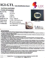Load image into Gallery viewer, 6.44/CT Natural Yellow Sapphire with Govt Lab Certificate-YELSA9U