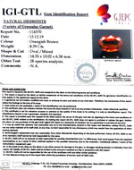 Load image into Gallery viewer, 9.32 Ratti Natural Hessonite with Govt. Lab Certificate-(1221)
