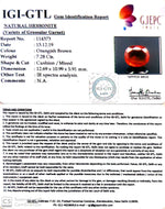 Load image into Gallery viewer, 8.09 Ratti Natural Hessonite with Govt. Lab Certificate-(1221)