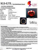 Load image into Gallery viewer, 9.29 Ratti Natural Hessonite with Govt. Lab Certificate-(1221)