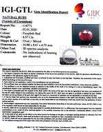 Load image into Gallery viewer, 5.08 Ratti Natural Neo Burma Ruby with Govt. Lab Certificate-(5661)