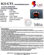 Load image into Gallery viewer, 10.28 Ratti Natural Hessonite with Govt. Lab Certificate-(1221)