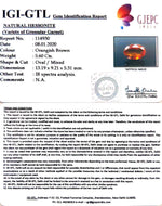 Load image into Gallery viewer, 6.22 Ratti Natural Hessonite with Govt. Lab Certificate-(1221)