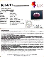 Load image into Gallery viewer, 11.29 Ratti Natural Indian Ruby with Govt. Lab Certificate-(1221)