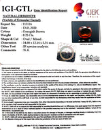 Load image into Gallery viewer, 9.17 Ratti Natural Hessonite with Govt. Lab Certificate-(1221)