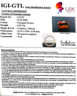 Load image into Gallery viewer, 7.26 Ratti Natural Hessonite with Govt. Lab Certificate-(1221)