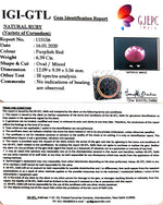 Load image into Gallery viewer, 7.10 Ratti Natural Neo Burma Ruby with Govt. Lab Certificate-(3441)