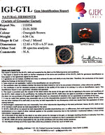 Load image into Gallery viewer, 7.29 Ratti Natural Hessonite with Govt. Lab Certificate-(1221)
