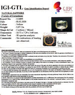 Load image into Gallery viewer, 3.07/CT Natural Yellow Sapphire with Govt Lab Certificate-YELSA9U