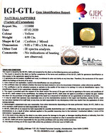 Load image into Gallery viewer, 4.53 Ratti Natural Yellow Sapphire with Govt Lab Certificate-(4551)