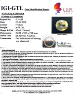 Load image into Gallery viewer, 6.71/CT Natural Yellow Sapphire with Govt Lab Certificate-YELSA9V