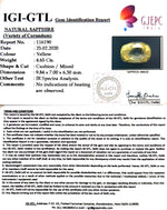Load image into Gallery viewer, 4.65/CT Natural Yellow Sapphire with Govt Lab Certificate-(YELSA9W)