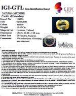 Load image into Gallery viewer, 10.42/CT Natural Yellow Sapphire with Govt Lab Certificate-78810