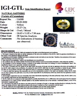 Load image into Gallery viewer, 10.27/CT Natural Yellow Sapphire with Govt Lab Certificate-78810
