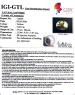 Load image into Gallery viewer, 7.58/CT Natural Ceylonese Pukhraj with Govt Lab Certificate-78810